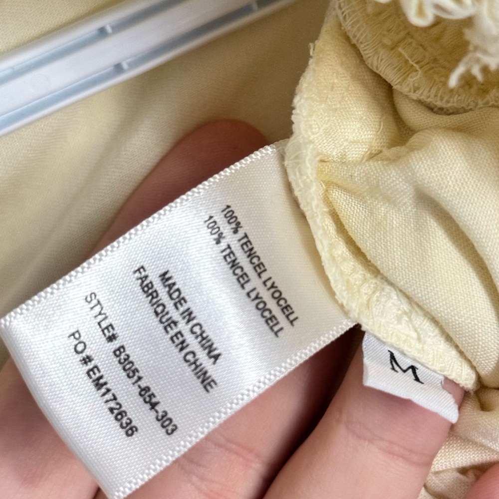 Cloth & Stone Light Cream Wide Leg Pants - Picture 5 of 6